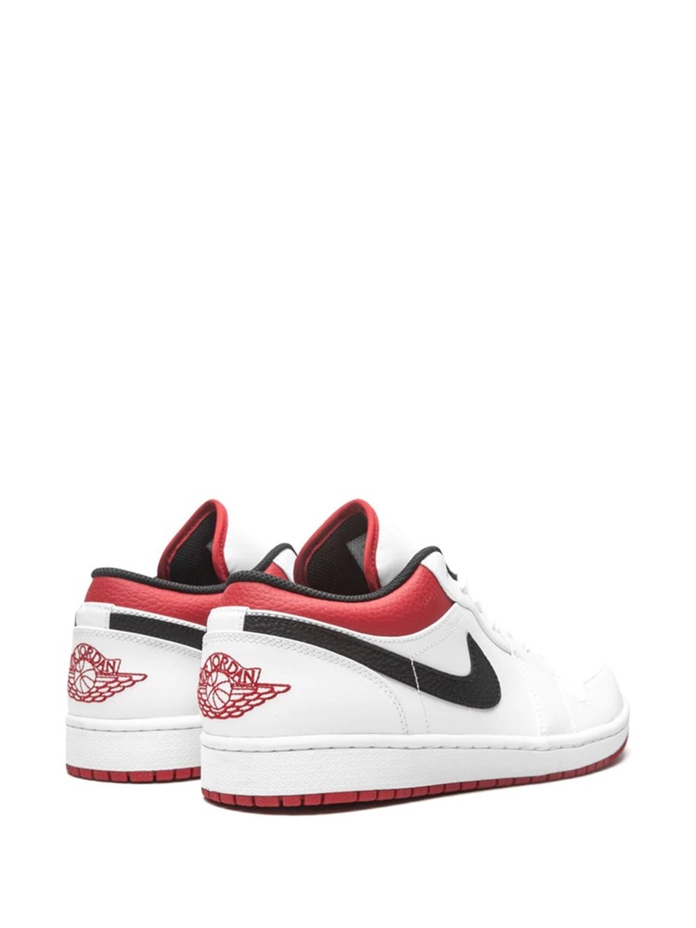 Like-New Nike Jordan 1 Low White University Red Black